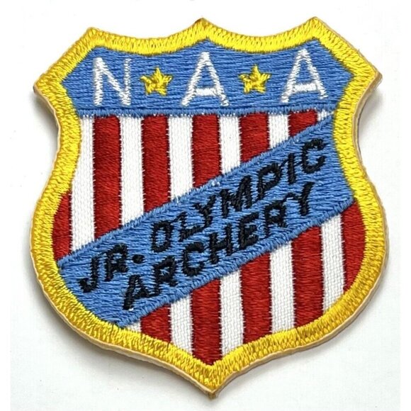 2" NAA JOAD Jr. Junior Olympic Archery USA Camp Program Club Shield PATCH Unused - Picture 1 of 2